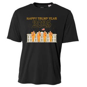 Happy Trump Year Party 2025 White House New President Cooling Performance Crew T-Shirt