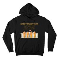 Happy Trump Year Party 2025 White House New President Hoodie