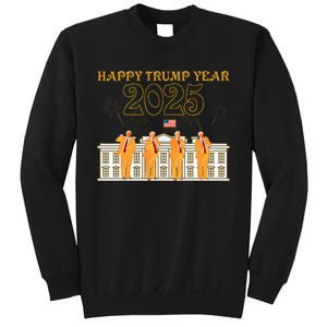 Happy Trump Year Party 2025 White House New President Sweatshirt