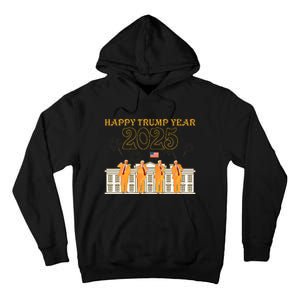 Happy Trump Year Party 2025 White House New President Tall Hoodie