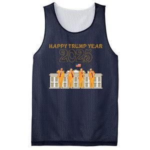 Happy Trump Year Party 2025 White House New President Mesh Reversible Basketball Jersey Tank