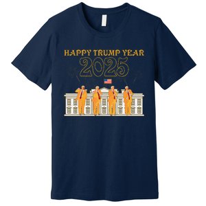 Happy Trump Year Party 2025 White House New President Premium T-Shirt