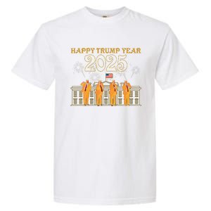 Happy Trump Year Party 2025 White House New President Garment-Dyed Heavyweight T-Shirt