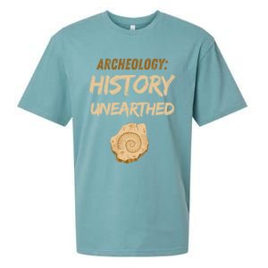 History Unearthed Archeologist Dig Archeology Sueded Cloud Jersey T-Shirt