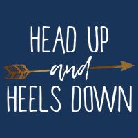 Head Up And Heels Down Shirts Horse Lovers Zip Tote Bag