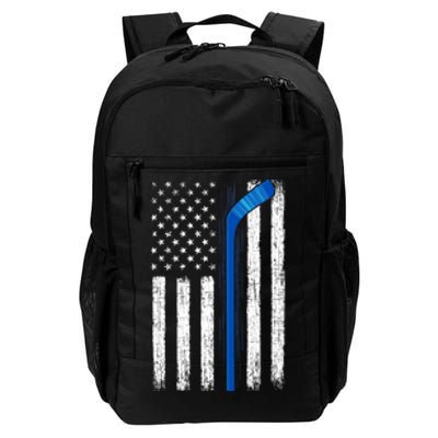 Hockey USA American Flag Patriotic Hockey Player, Family Daily Commute Backpack