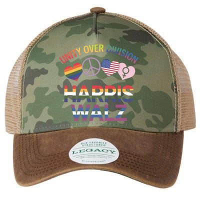 Harriswalz : Uniting America Ending Division Cute Gift Legacy Tie Dye Trucker Hat