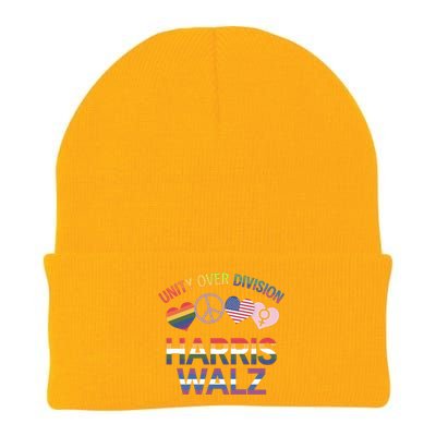 Harriswalz : Uniting America Ending Division Cute Gift Knit Cap Winter Beanie