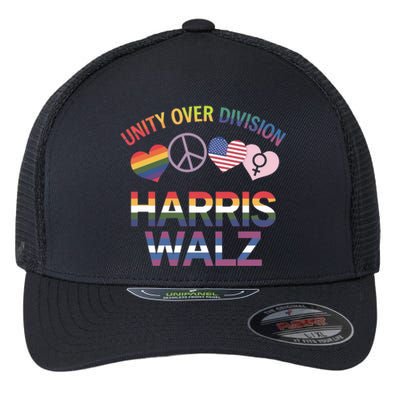 Harriswalz : Uniting America Ending Division Cute Gift Flexfit Unipanel Trucker Cap