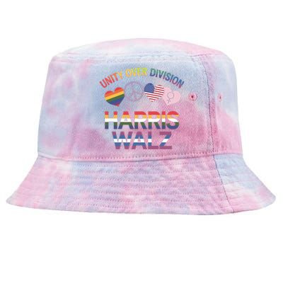 Harriswalz : Uniting America Ending Division Cute Gift Tie-Dyed Bucket Hat