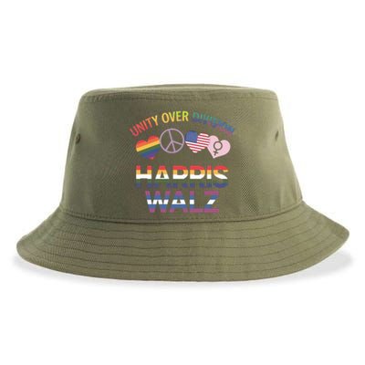 Harriswalz : Uniting America Ending Division Cute Gift Sustainable Bucket Hat