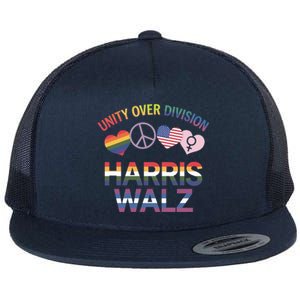 Harriswalz : Uniting America Ending Division Cute Gift Flat Bill Trucker Hat