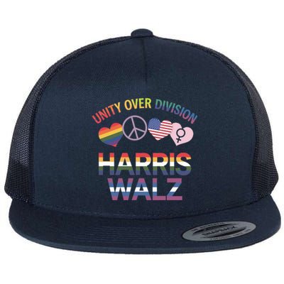 Harriswalz : Uniting America Ending Division Cute Gift Flat Bill Trucker Hat