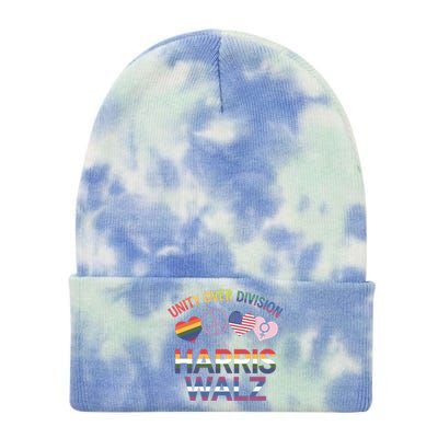 Harriswalz : Uniting America Ending Division Cute Gift Tie Dye 12in Knit Beanie