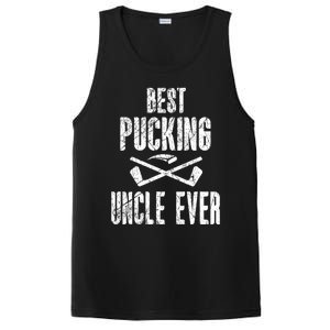 Hockey Uncle Best Pucking Uncle Ever Hockey Fan Gift PosiCharge Competitor Tank