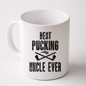 Hockey Uncle Best Pucking Uncle Ever Hockey Fan Gift Coffee Mug