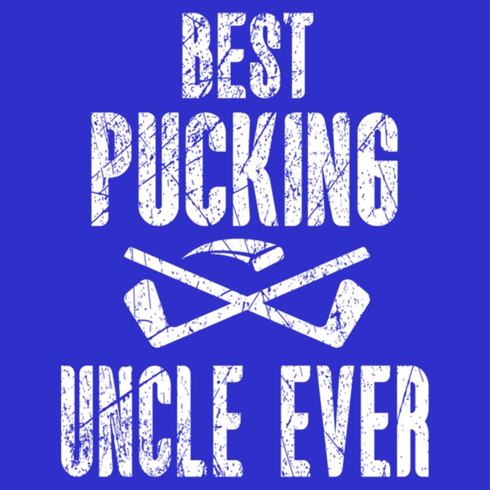 Hockey Uncle Best Pucking Uncle Ever Hockey Fan Cool Gift Toddler Long Sleeve Shirt