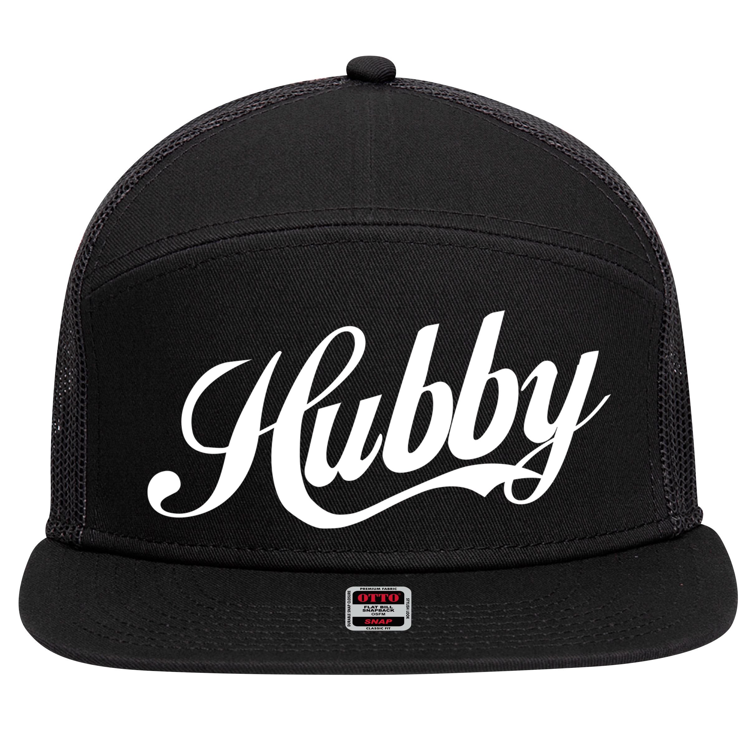 Hubby 7 Panel Mesh Trucker Snapback Hat
