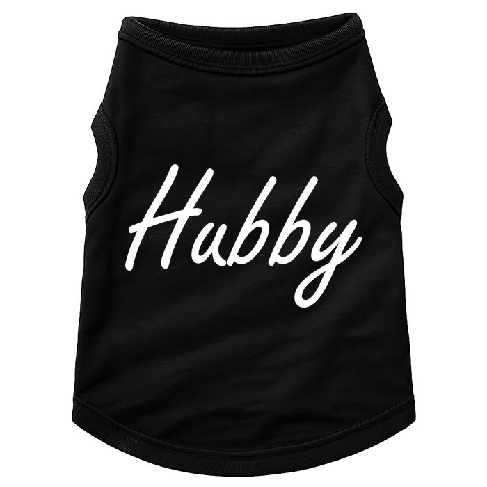 Hubby Funny Couples Doggie Tank