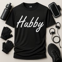 Hubby Funny Couples Cooling Performance Crew T-Shirt