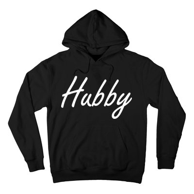 Hubby Funny Couples Hoodie