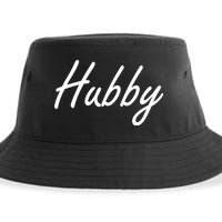 Hubby Funny Couples Sustainable Bucket Hat