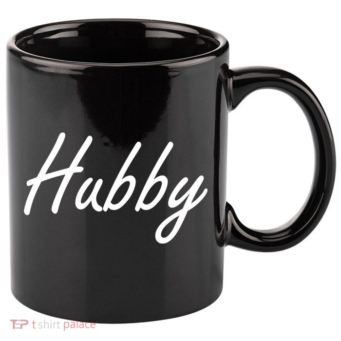 Hubby Funny Couples 11oz C Handle Ceramic Mug