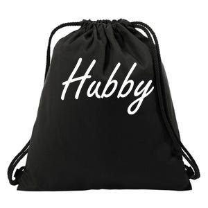 Hubby Funny Couples Drawstring Bag