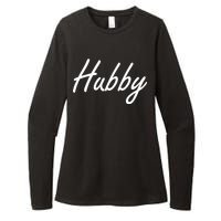 Hubby Funny Couples Womens CVC Long Sleeve Shirt