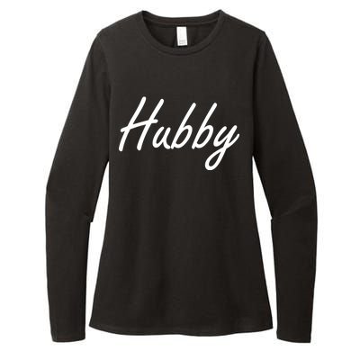 Hubby Funny Couples Womens CVC Long Sleeve Shirt