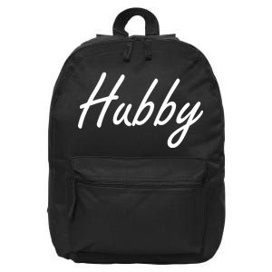 Hubby Funny Couples 16 in Basic Backpack