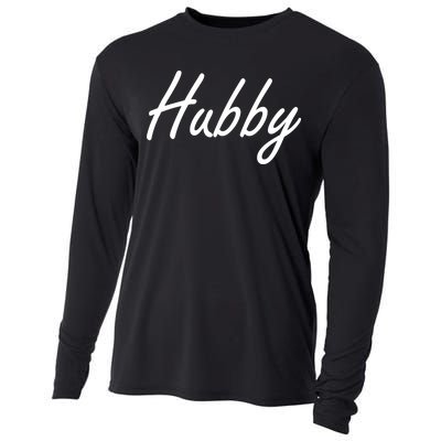 Hubby Funny Couples Cooling Performance Long Sleeve Crew