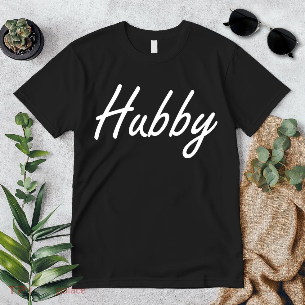 Hubby Funny Couples Premium T-Shirt