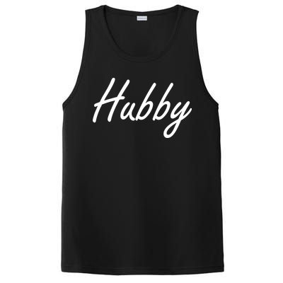 Hubby Funny Couples PosiCharge Competitor Tank