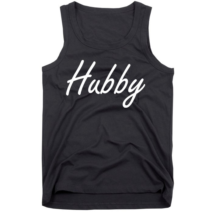 Hubby Funny Couples Tank Top