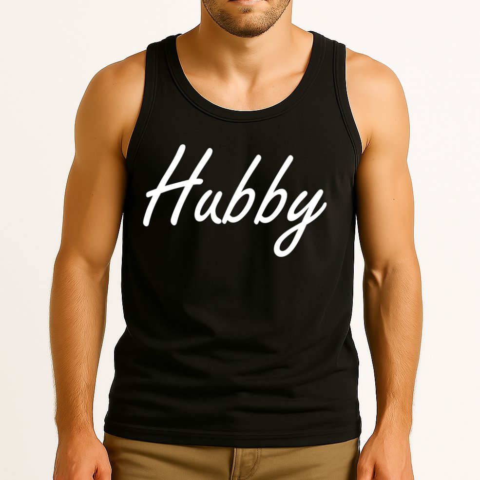Hubby Funny Couples Tank Top