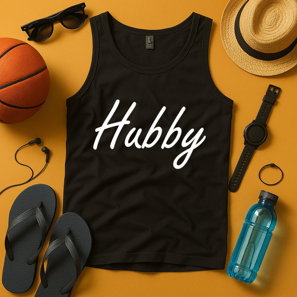 Hubby Funny Couples Tank Top