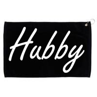 Hubby Funny Couples Grommeted Golf Towel