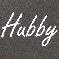 Hubby Funny Couples Cotton Canvas Backpack