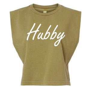 Hubby Funny Couples Garment-Dyed Women's Muscle Tee