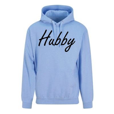 Hubby Funny Couples Unisex Surf Hoodie