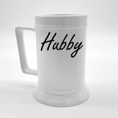 Hubby Funny Couples Beer Stein