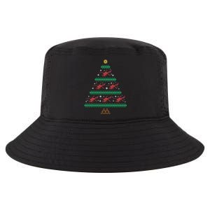 Helicopter Ugly Christmas Pilot Xmas Tree Heli Gift Cool Comfort Performance Bucket Hat