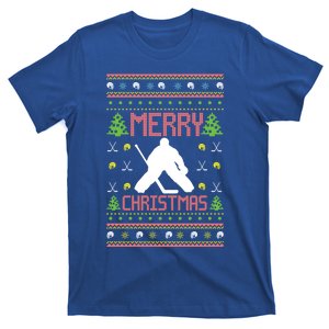 Hockey Ugly Christmas Style Cute Gift T-Shirt