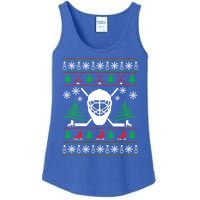 Hockey Ugly Christmas Sweater Funny Hockey Cute Gift Ladies Essential Tank