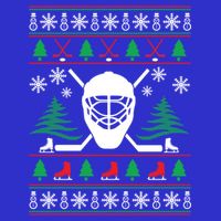 Hockey Ugly Christmas Sweater Funny Hockey Cute Gift Womens Tank Top