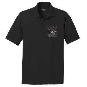 Helicopter Ugly Christmas Funny Gift Fun Xmas Heli Pilot Gift PosiCharge RacerMesh Polo