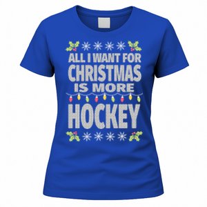 Hockey Ugly Christmas Meaningful Gift Women's T-Shirt