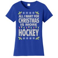 Hockey Ugly Christmas Meaningful Gift Women's T-Shirt