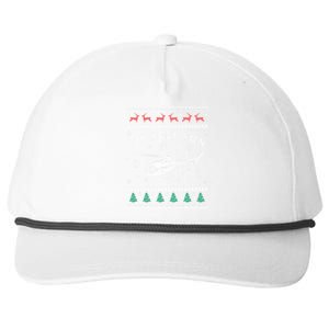 Helicopter Ugly Christmas Great Gift Fun Xmas Heli Gift Snapback Five-Panel Rope Hat